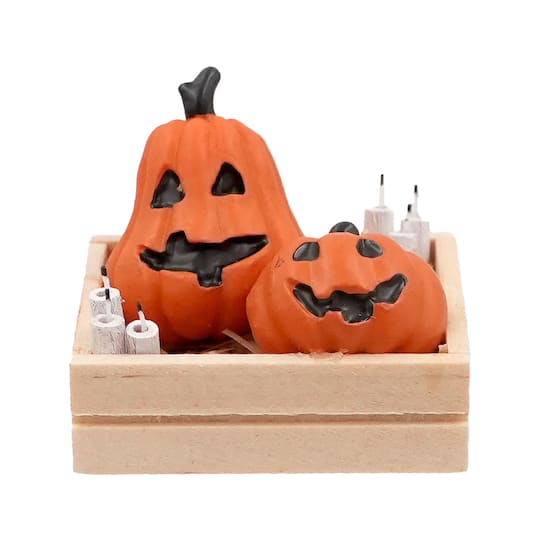 Mini Jack-o'-Lanterns in Crate by Ashland®